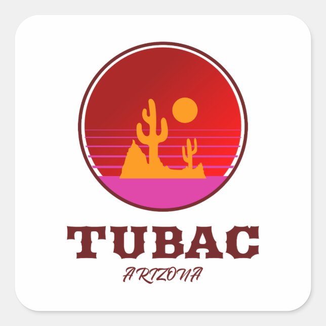 Tubac - Arizona Square Sticker (Front)
