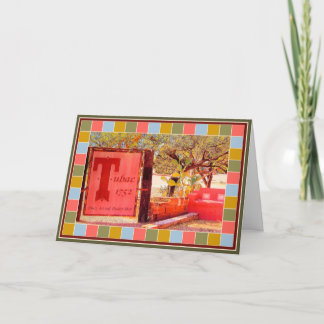 Tubac Corners Mosaic Greeting Card