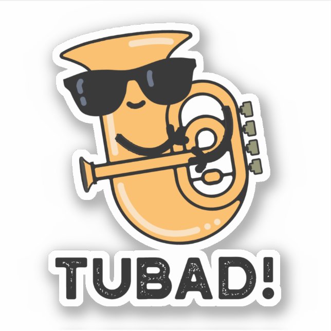 Tubad Funny Music Tuba Pun (Front)