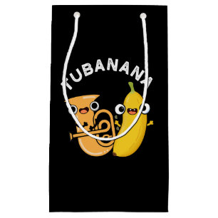 Tubanana Funny Tuba Banana Pun Dark BG Small Gift Bag