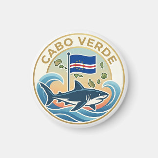 Tubarões Azuis - Cabo Verde Magnet