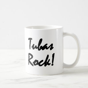 Tubas Rock - Black Lettering Coffee Mug