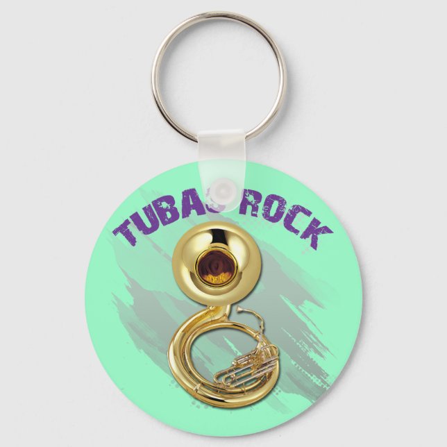 TUBAS ROCK KEYCHAIN (Front)