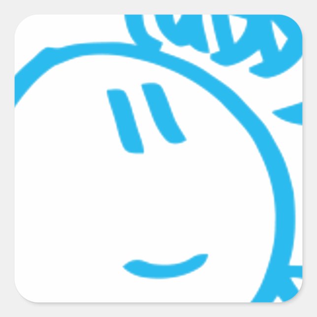 tubby1 square sticker (Front)