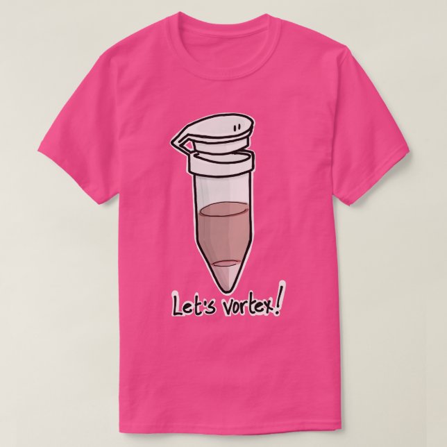 Tube Eppendorf Lets vortex TShirt (Design devant)