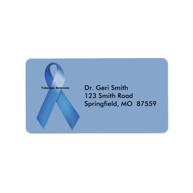 Tuberous Sclerosis Label (Front)