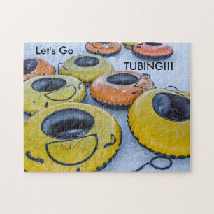 Tubes for Snow Tubing - Winter Fun Jigsaw Puzzle