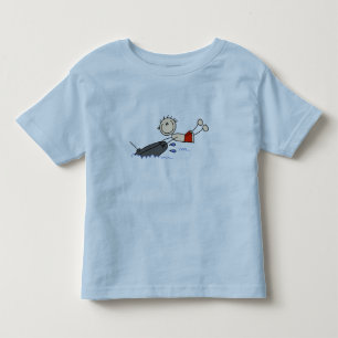 Tubing Stick Figure Toddler T-shirt