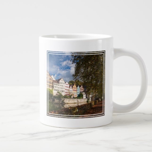 Tubingen Old Town Buildings Large Coffee Mug (Right)
