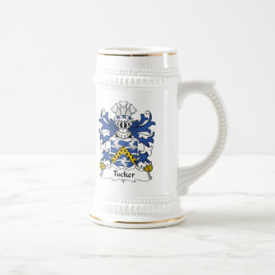 Tucker Family Crest Beer Stein