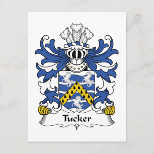 Tucker Family Crest Postcard