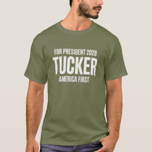Tucker For President 2028 America First T-Shirt