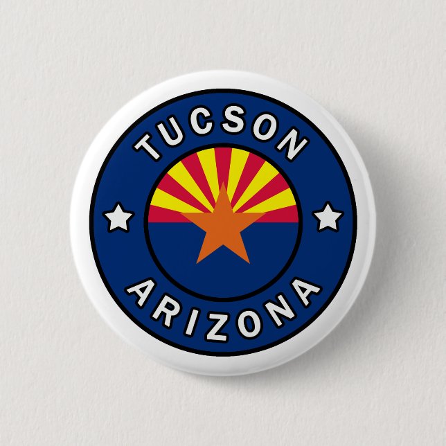 Tucson Arizona 2 Inch Round Button (Front)