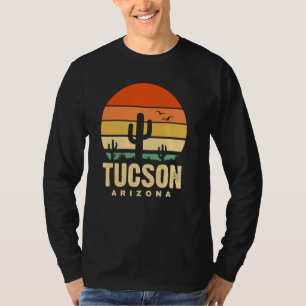 Tucson Arizona AZ Cactus Desert Souvenir Sunset Re T-Shirt