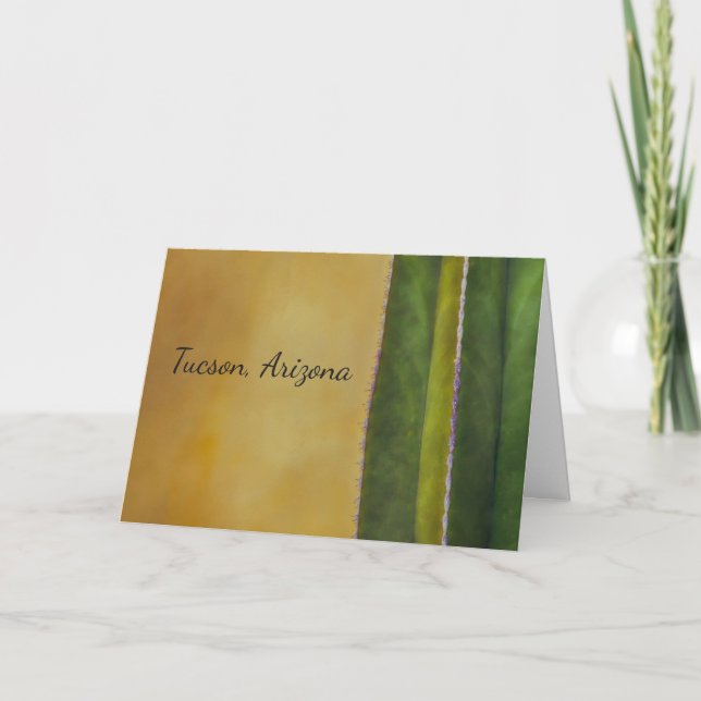Tucson Arizona cactus  Card (Front)