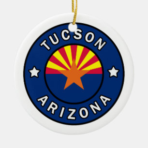 Tucson Arizona Ceramic Ornament