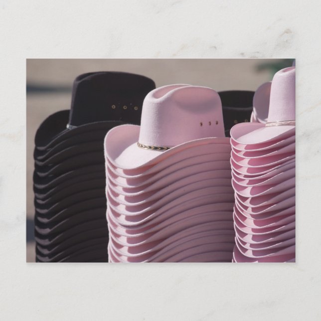 Tucson, Arizona. Cowboy hats for men and women Postcard (Front)