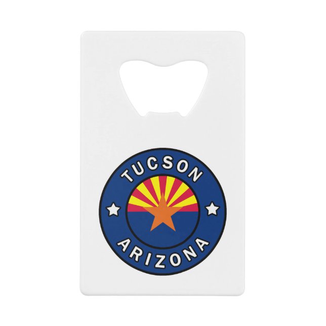 Tucson Arizona Credit Card Bottle Opener (Front)