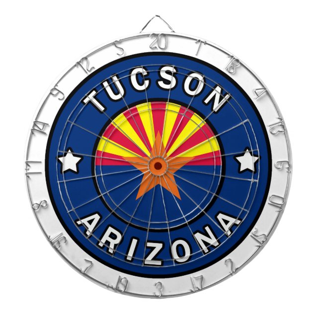 Tucson Arizona Dartboard (Front)
