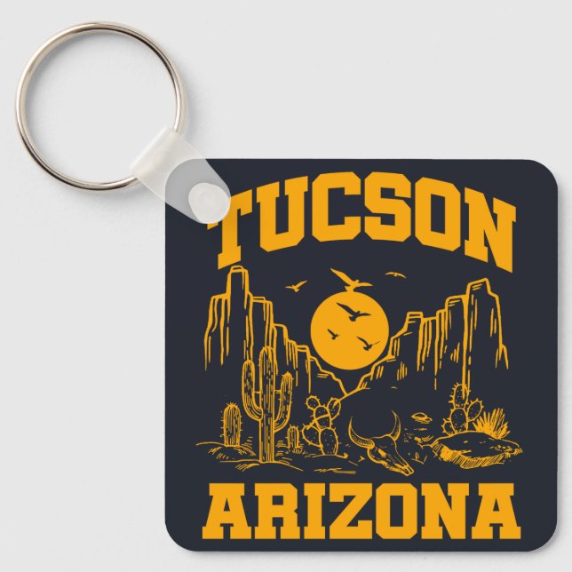 Tucson,Arizona Keychain (Front)