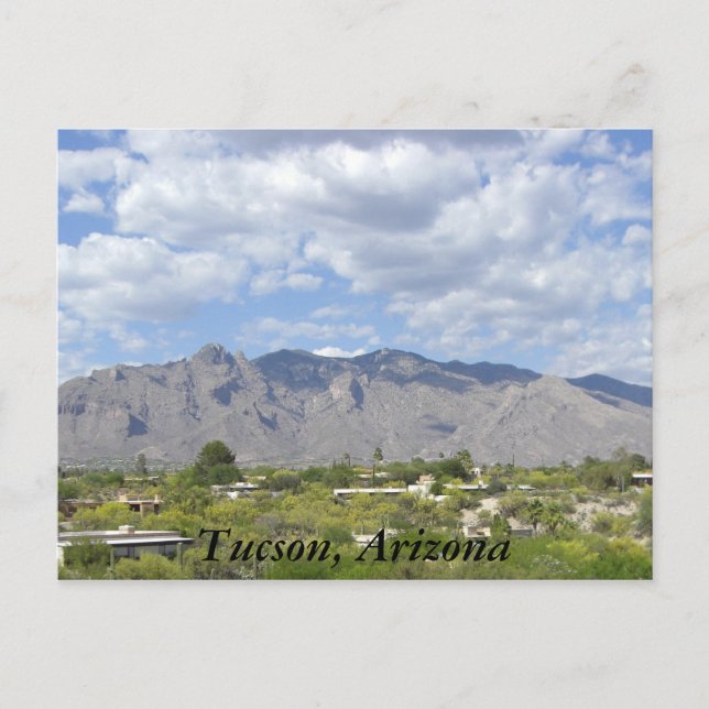 Tucson, Arizona postcard (Front)