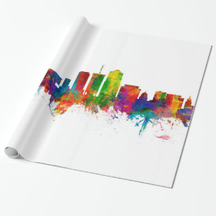 Tucson Arizona Skyline Wrapping Paper