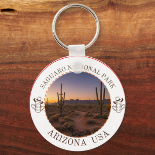 Tucson Arizona  Sonoran Desert  Travel Keepsake Keychain