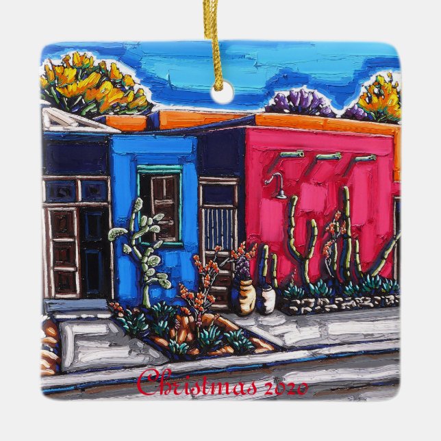 Tucson Barrio Christmas Ornament (Front)