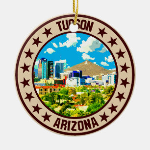 Tucson ceramic ornament