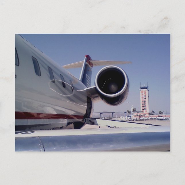 "Tucson: Flying in or out?" Postcard (Front)