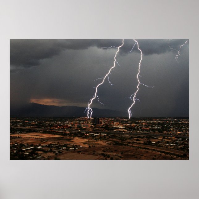 Tucson Lightning Poster (Front)