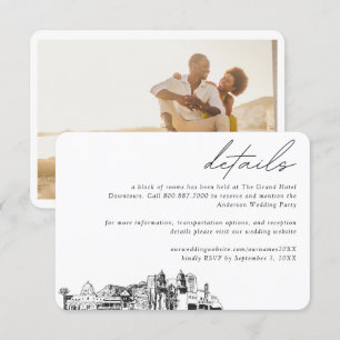 Tucson Wedding Hotel Room Block Details Enclosure Card