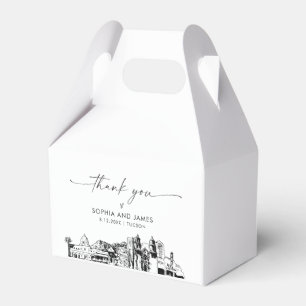Tucson Wedding Personalized Favour Box