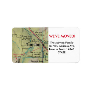 Tucson We've Moved label