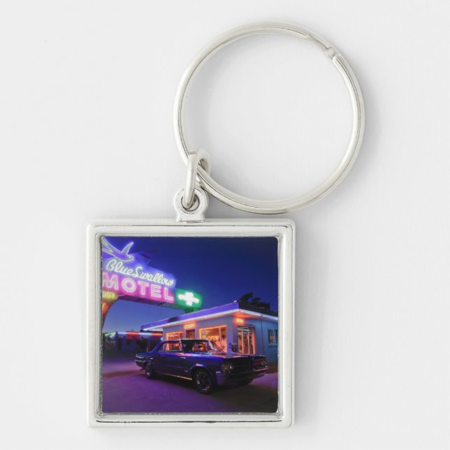 Tucumcari, New Mexico, United States. Route 66 2 Keychain (Front)