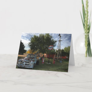 tucumcari truck greeting card #2