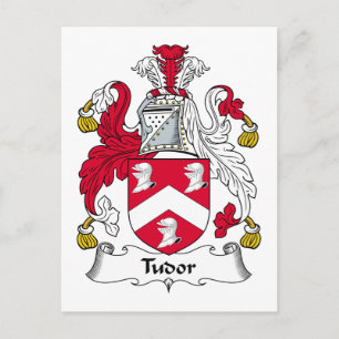 Tudor Family Crest Postcard