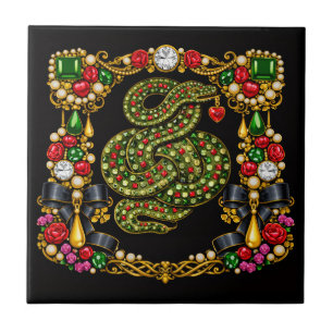 Tudor Inspired Design Scottish Scotland History Tile