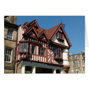 Tudor oak frame building, Edinburgh, Scotland