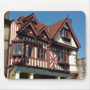Tudor oak frame building, Edinburgh, Scotland Mouse Pad