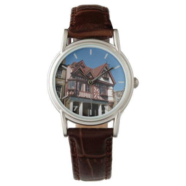 Tudor oak frame building, Edinburgh, Scotland Watch (Front)
