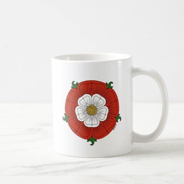 Tudor Rose Coffee Mug (Right)