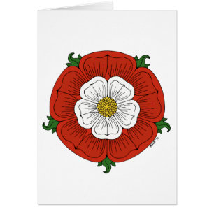 Tudor Rose Greeting Card
