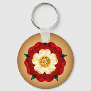 Tudor Rose Keychain