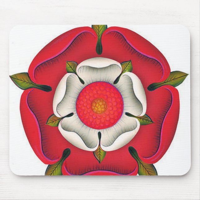 Tudor Rose Mouse Pad (Front)