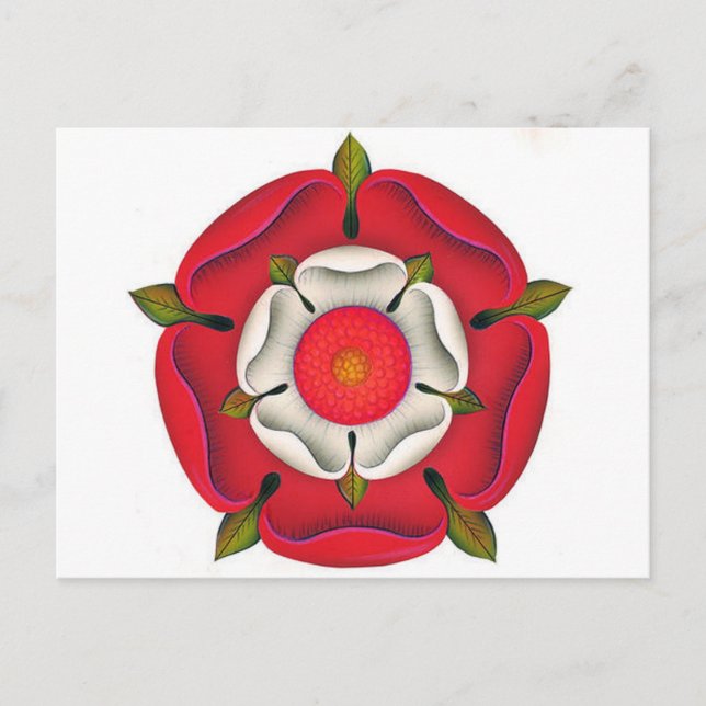 Tudor Rose Postcard (Front)
