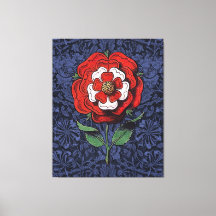 Tudor Rose Red and White