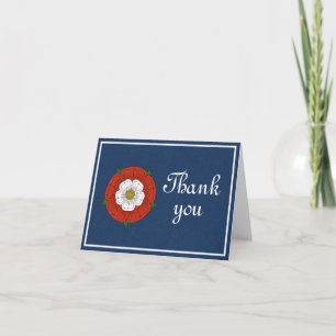 Tudor Rose Thank You Card
