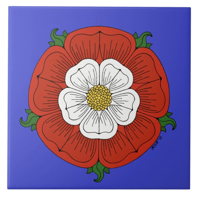 Tudor Rose Tile (Front)