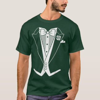 Tuedo Tailcoat White Tie  T-Shirt
